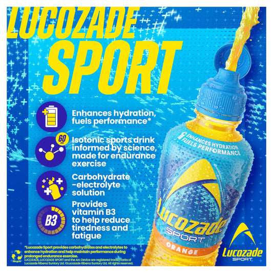 Sport Drink Orange 4 X 500ml by Lucozade