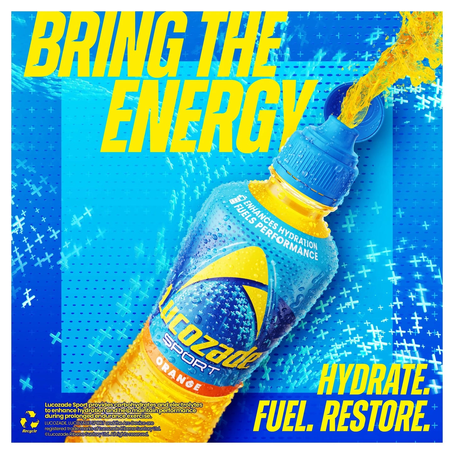 Sport Drink Orange 750ml by Lucozade