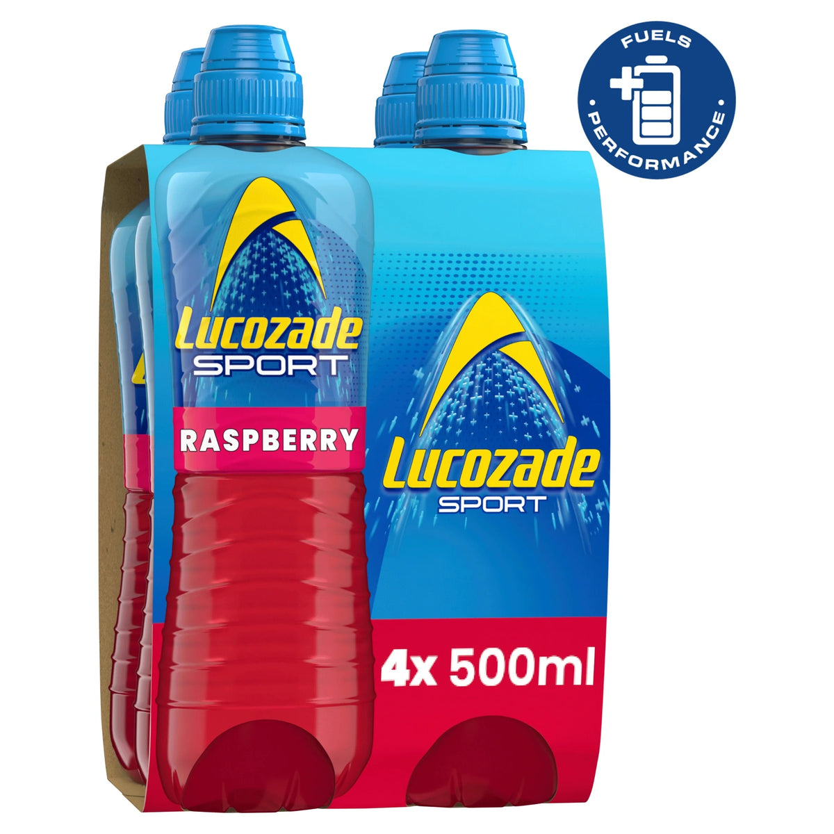 Sport Drink Raspberry 4 X 500ml by Lucozade