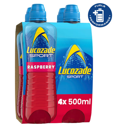Sport Drink Raspberry 4 X 500ml by Lucozade