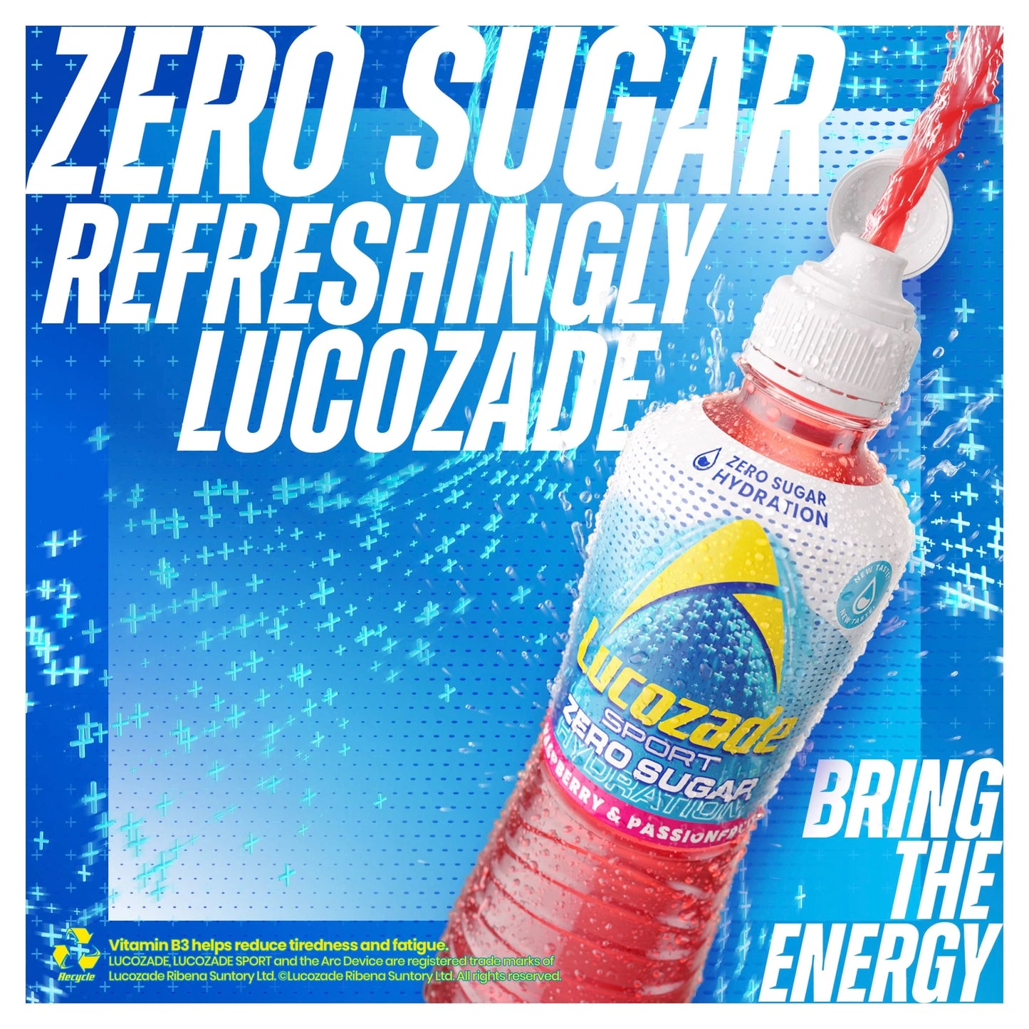 Sport Drink Zero Sugar Raspberry & by Lucozade