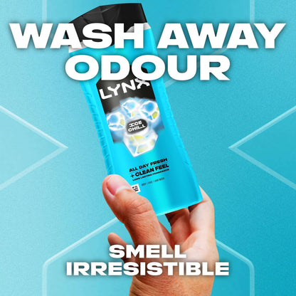 Ice Chill Xxl Bodywash Shower Gel 500ml by LYNX