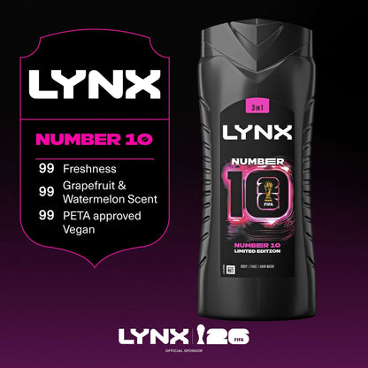 Men Limited Edition Number 10 Shower Gel by LYNX