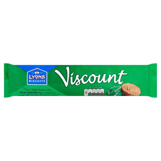 Biscuits Viscount Mint Creams 7 Pack 98g by LYONS