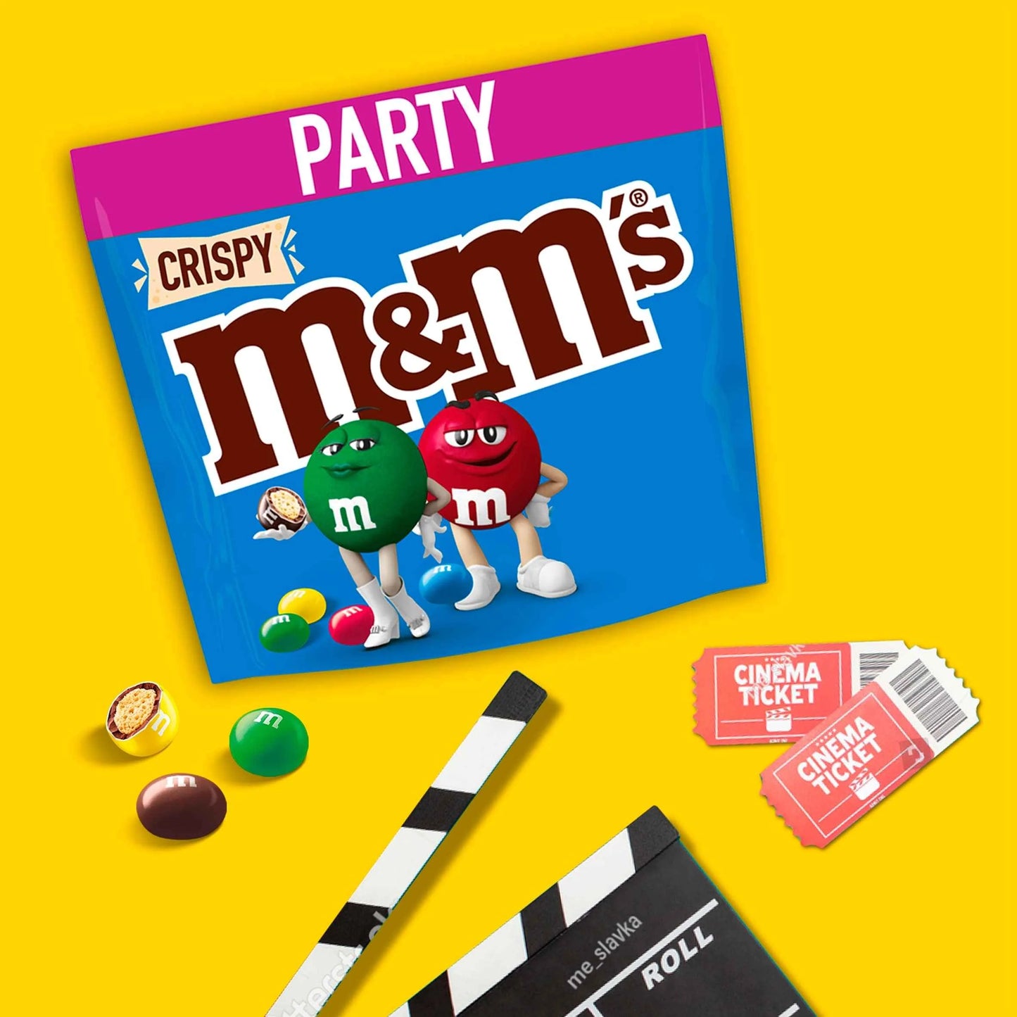 Crispy Milk Chocolate Party Bag 675g by M&M'S
