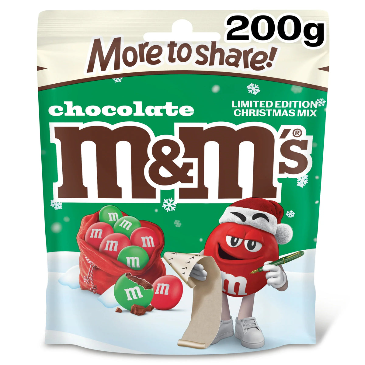 Milk Chocolate Christmas Mix Limited by M&M'S at The British Vault