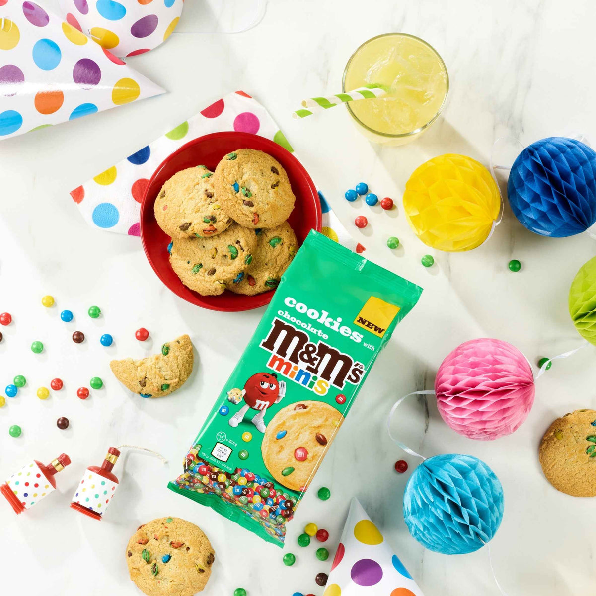 Minis Milk Chocolate Cookies 180g by M&M'S