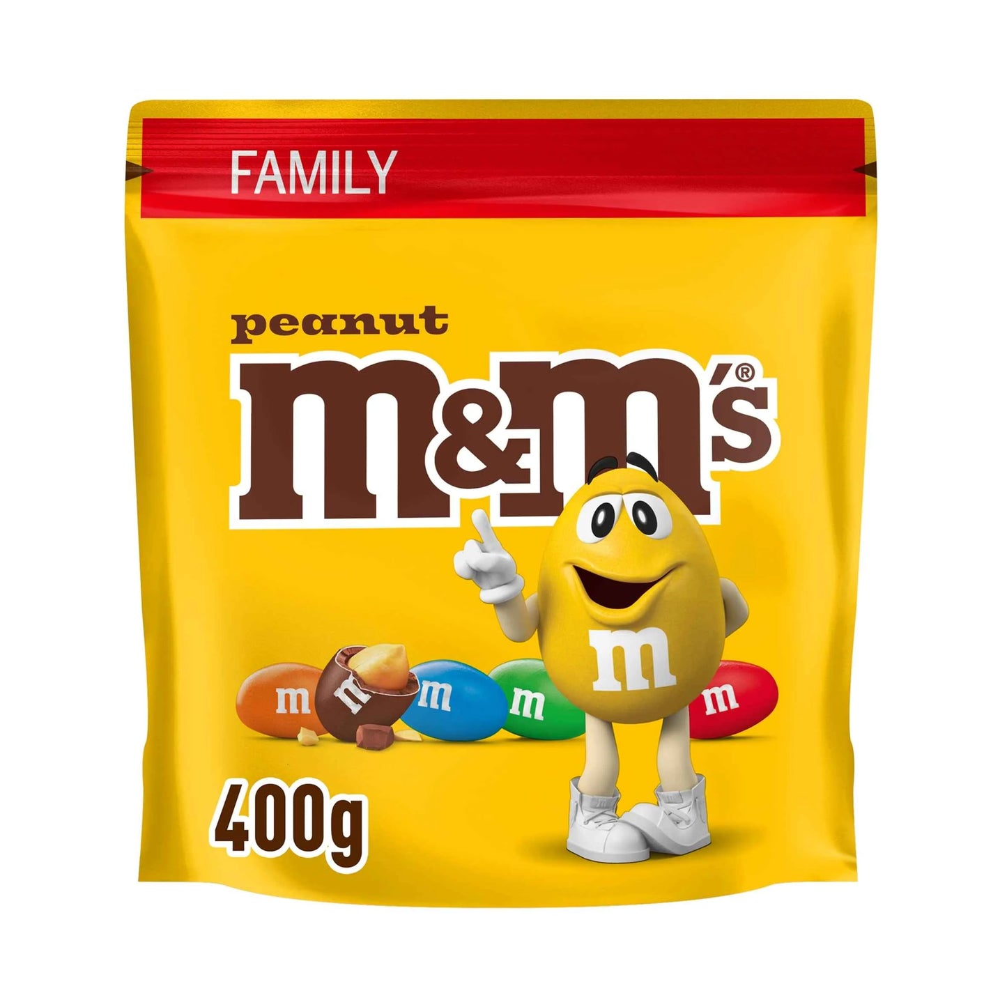 Peanut Milk Chocolate Family Pouch 400g by M&M'S