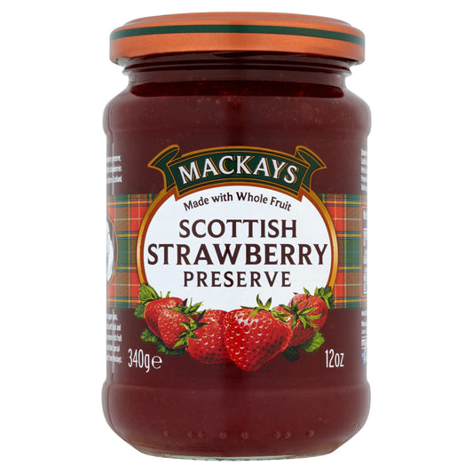 Scottish Strawberry Preserve 340g by MACKAYS