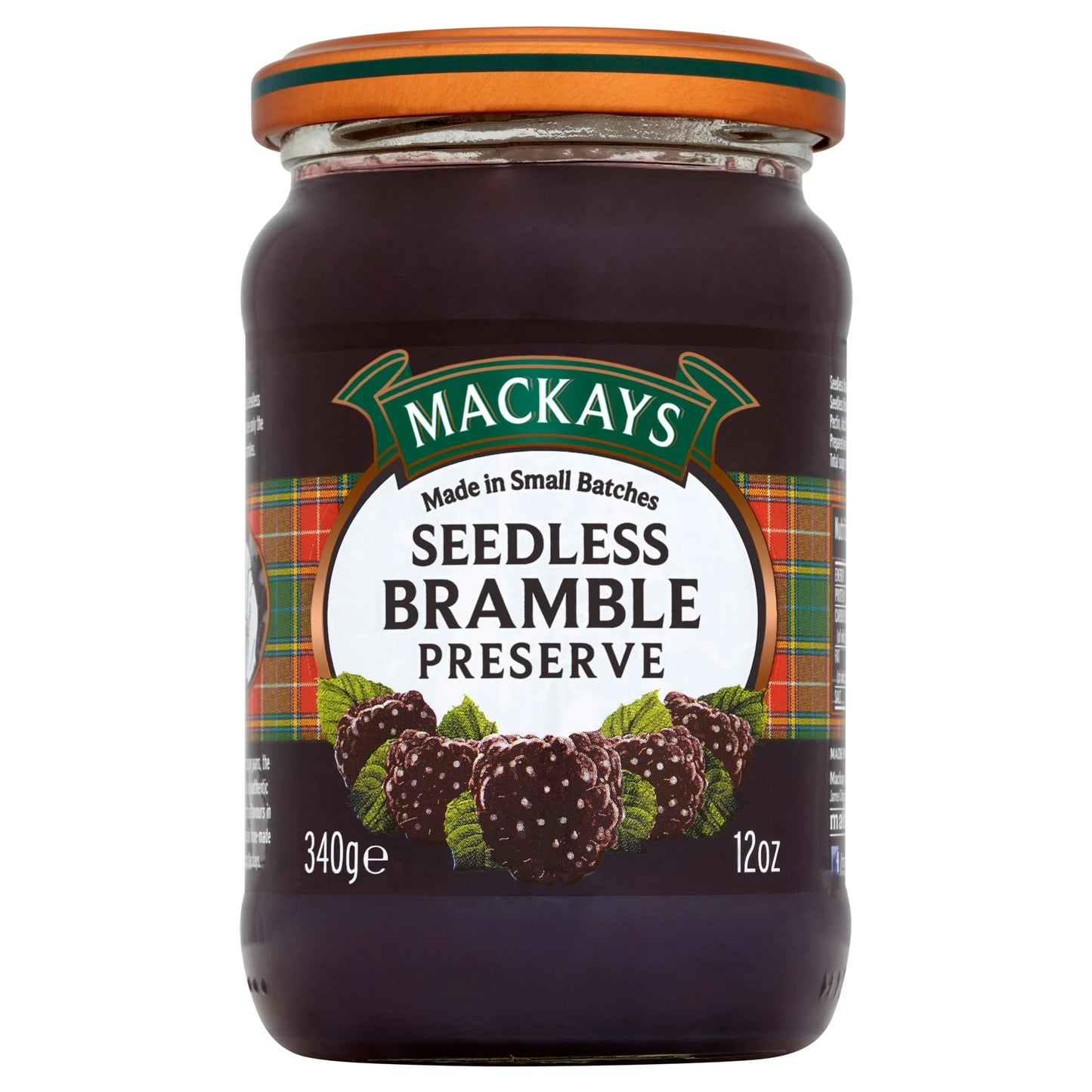 Seedless Bramble Preserve 340g (l) by MACKAYS