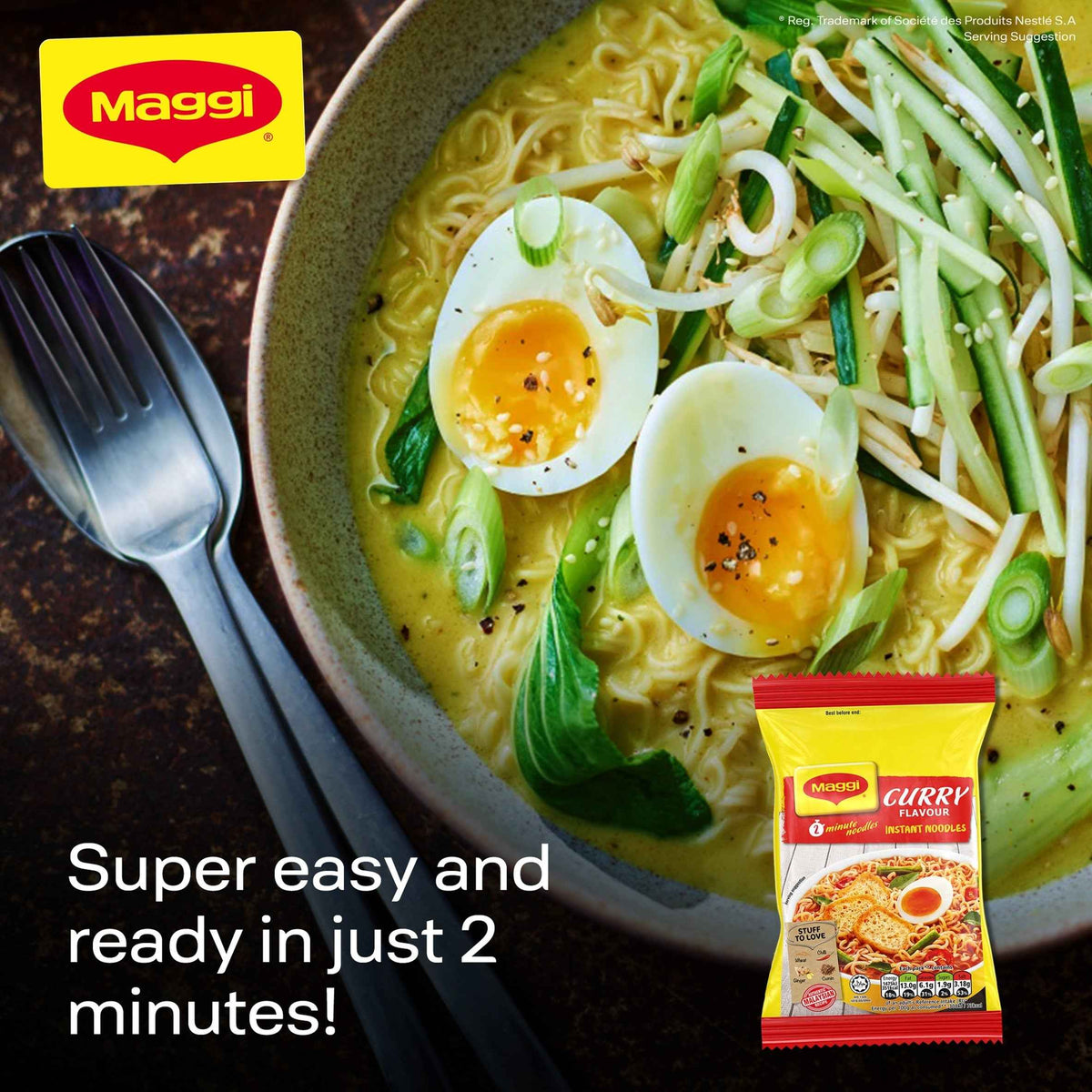 2-minute Instant Noodles - Curry by Maggi