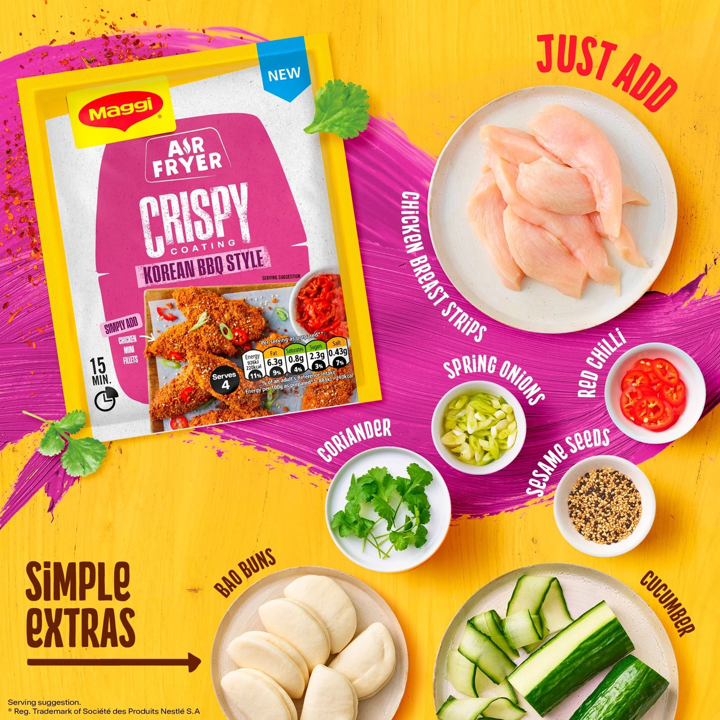 Air Fryer Crispy Korean Bbq Seasoning by Maggi