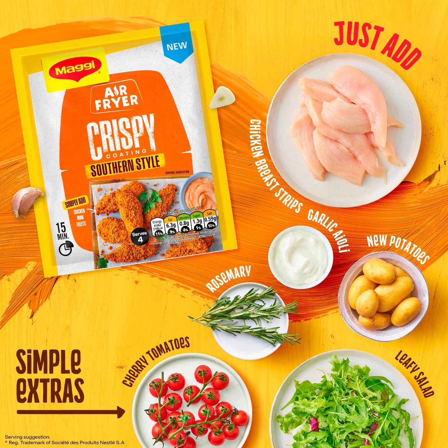 Air Fryer Crispy Southern Seasoning Mix by Maggi