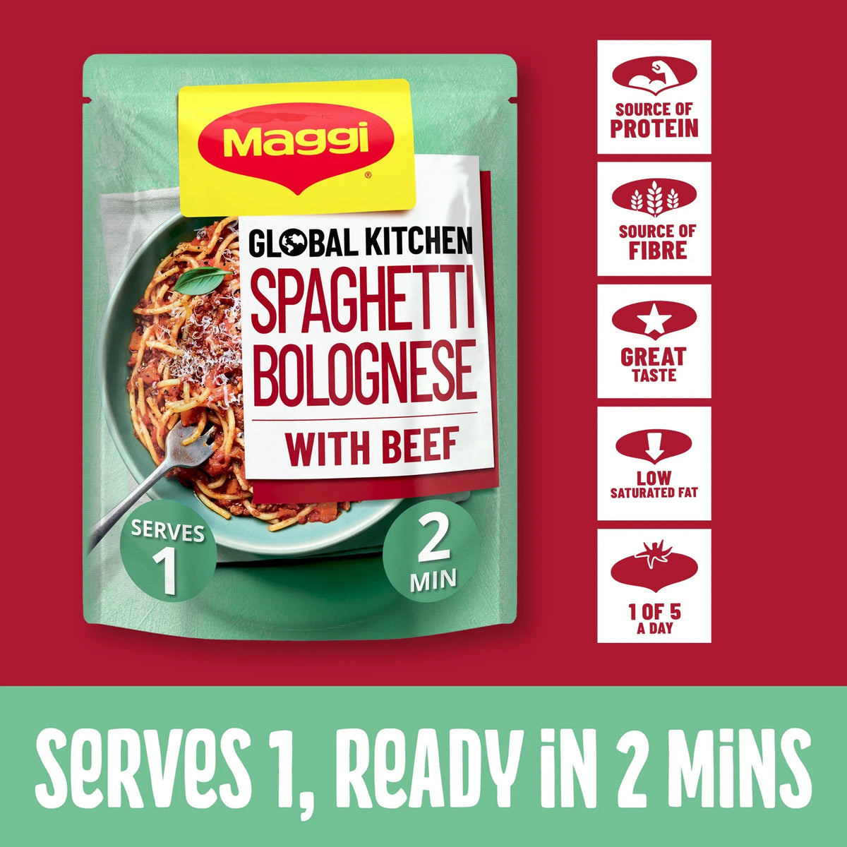 Global Kitchen Spaghetti Bolognese With by Maggi