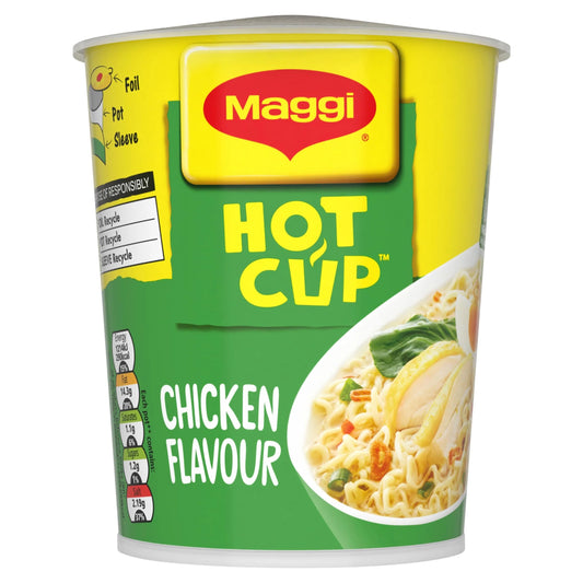 Hot Cup Chicken Noodles Pot 59.2g by Maggi