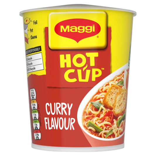 Hot Cup Noodles - Curry Flavour 59.2g by Maggi