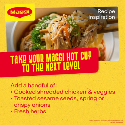 Hot Cup Noodles - Curry Flavour 59.2g by Maggi