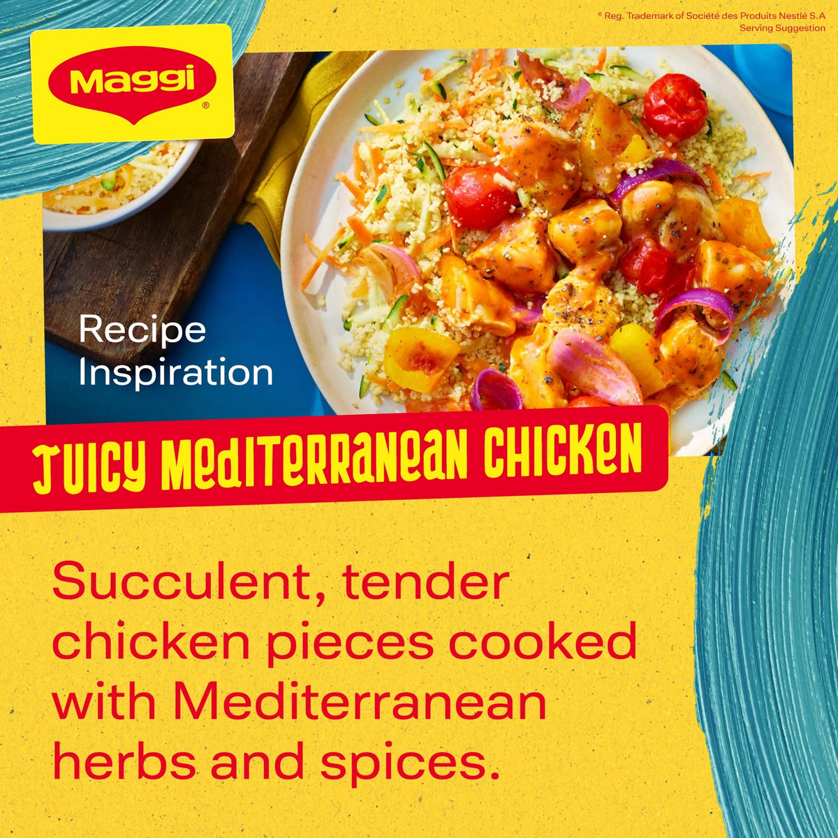 Mediterranean Chicken Seasoning & Cooking Bag 37g by Maggi