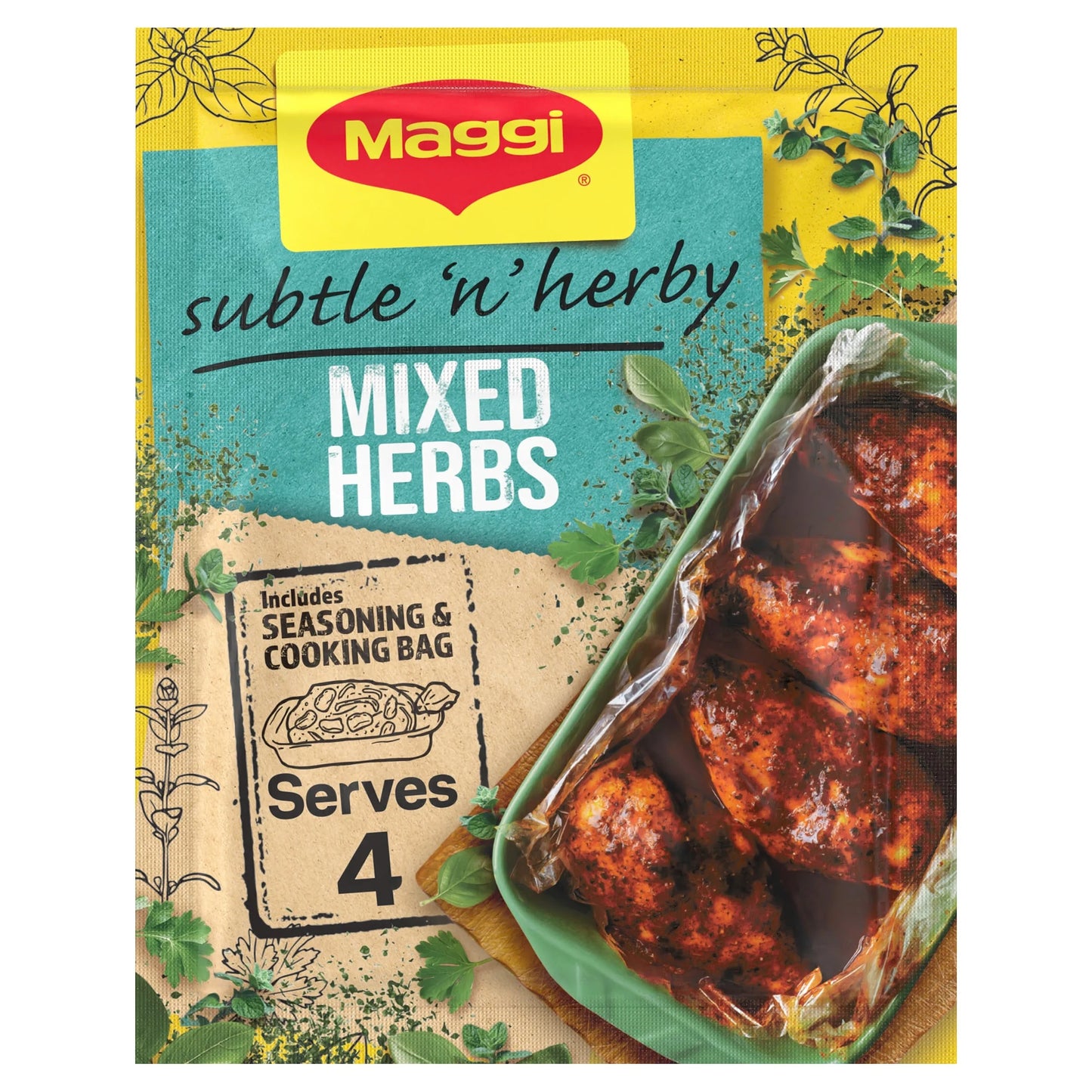 Mixed Herbs Chicken Recipe Mix 30g by Maggi