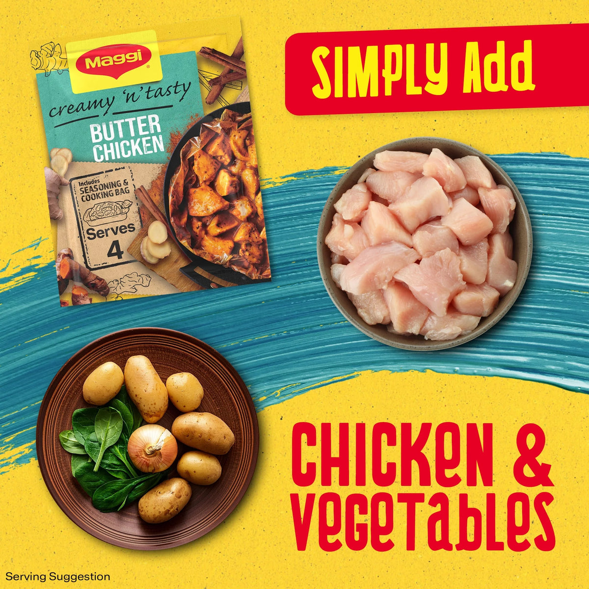 So Juicy Creamy Butter Chicken Recipe by Maggi