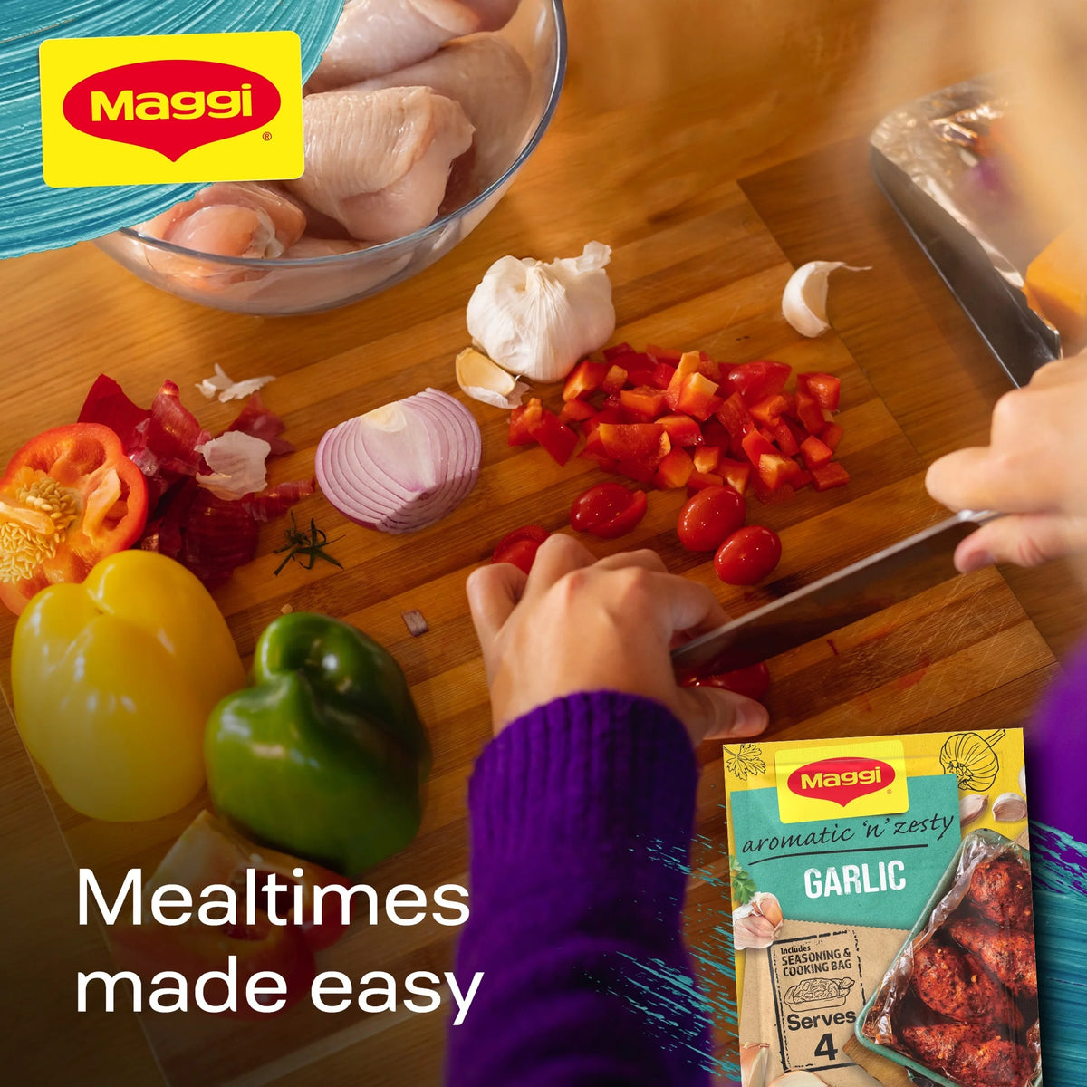 So Juicy Garlic Recipe Mix 30g by Maggi
