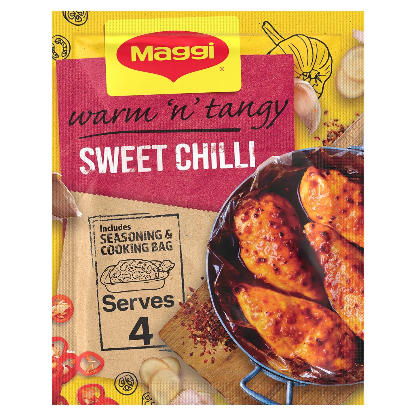 So Juicy Sweet Chilli Chicken Recipe by Maggi
