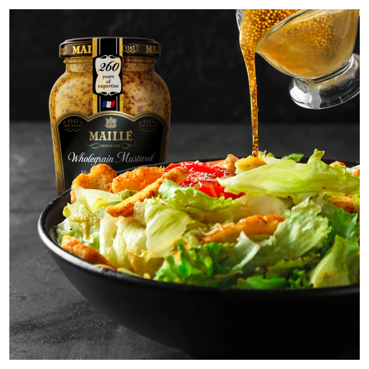 Wholegrain Mustard 210g by MAILLE