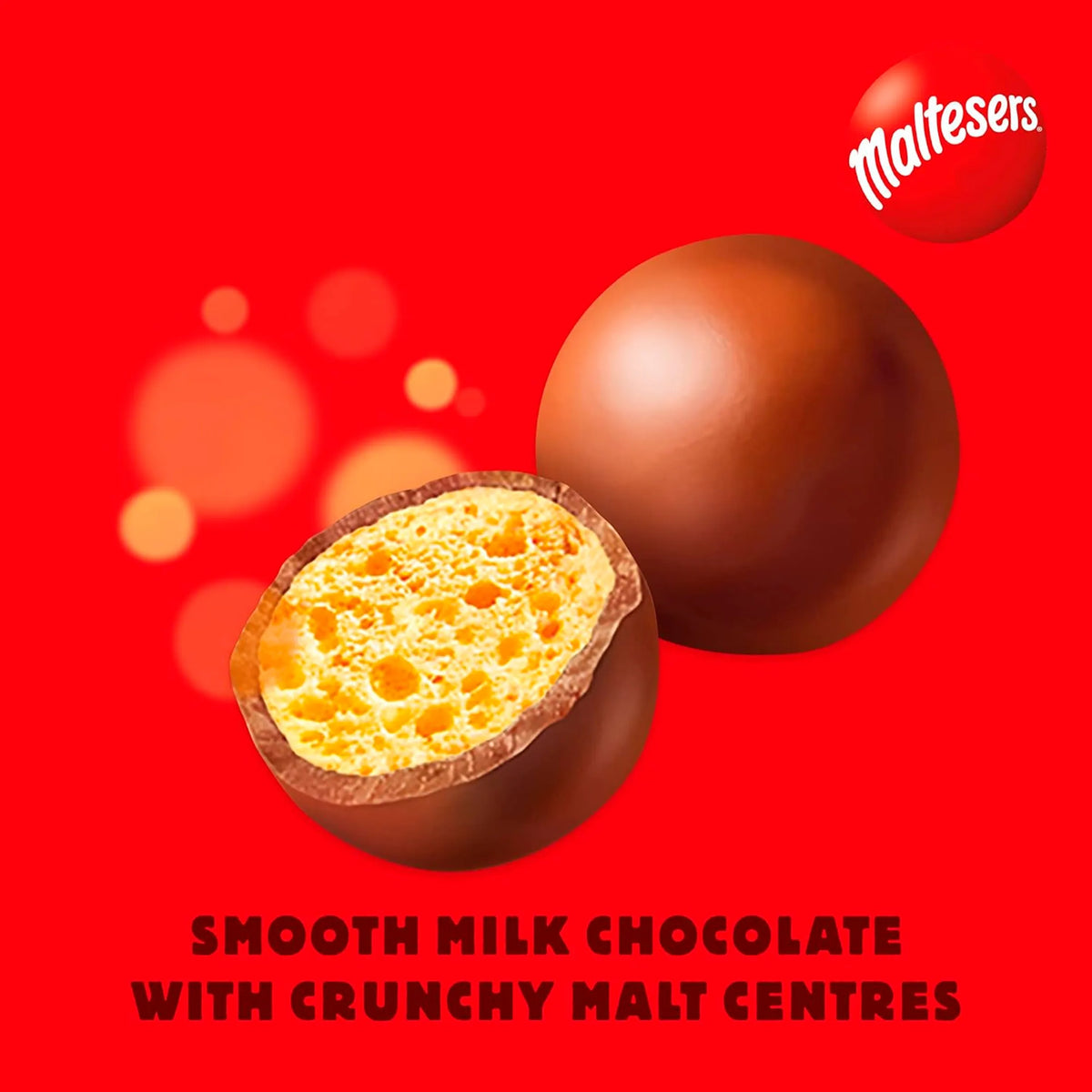 Milk Chocolate Pouch Bag 158g by maltesers at The British Vault