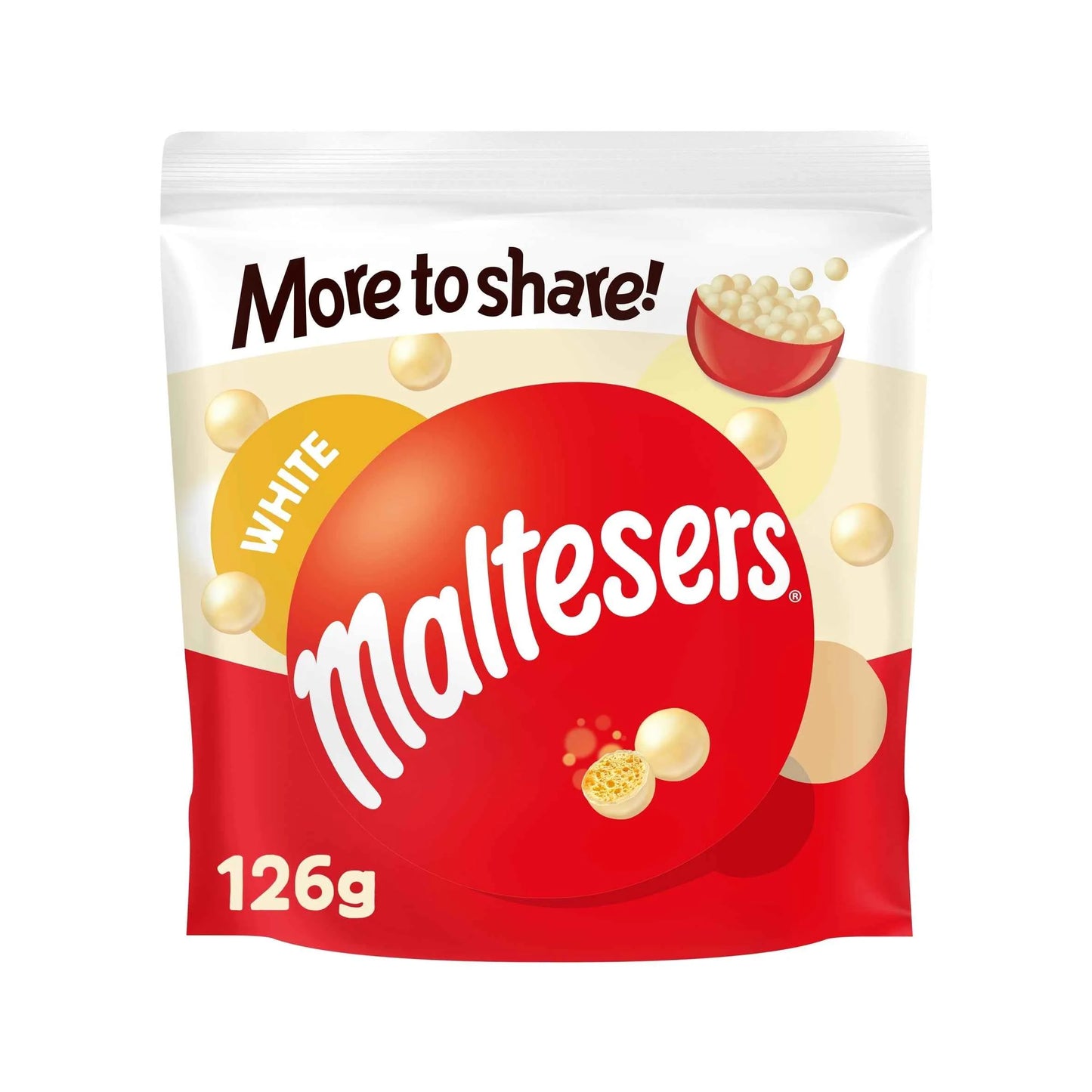 White Chocolate More To Share 126g by maltesers