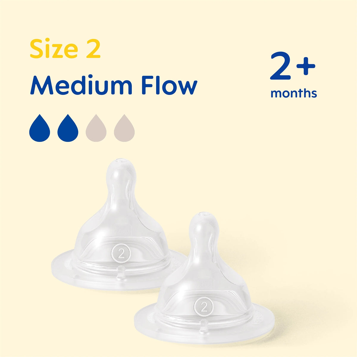 Medium Flow Teat 2+ Months by MAM