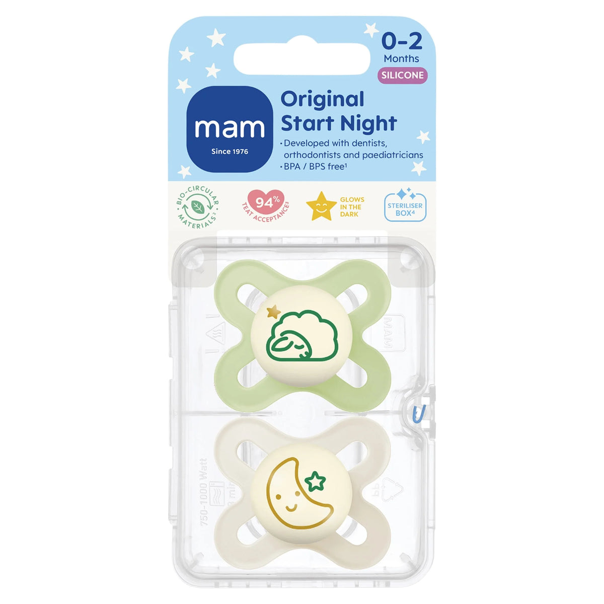 Original Start Night 0-2 Months Soother by MAM