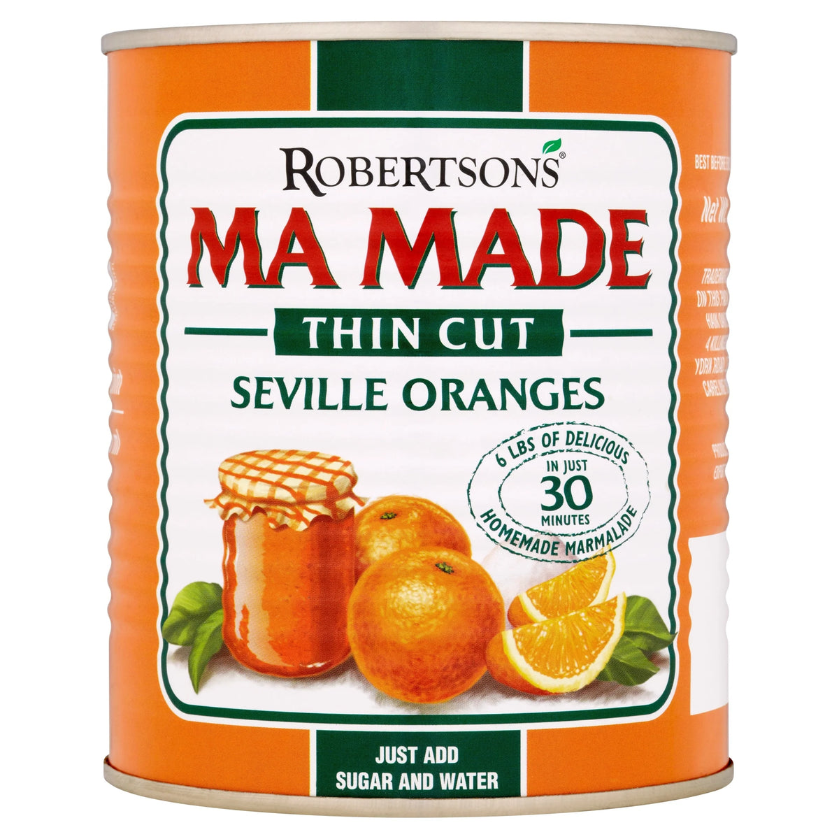 Prepared Seville Oranges Thin Cut 850g by MAMADE