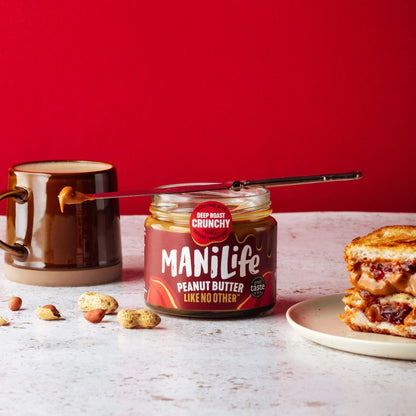 Deep Roast Crunchy Peanut Butter 275g by Manilife