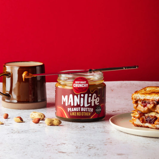 Deep Roast Crunchy Peanut Butter 275g by Manilife