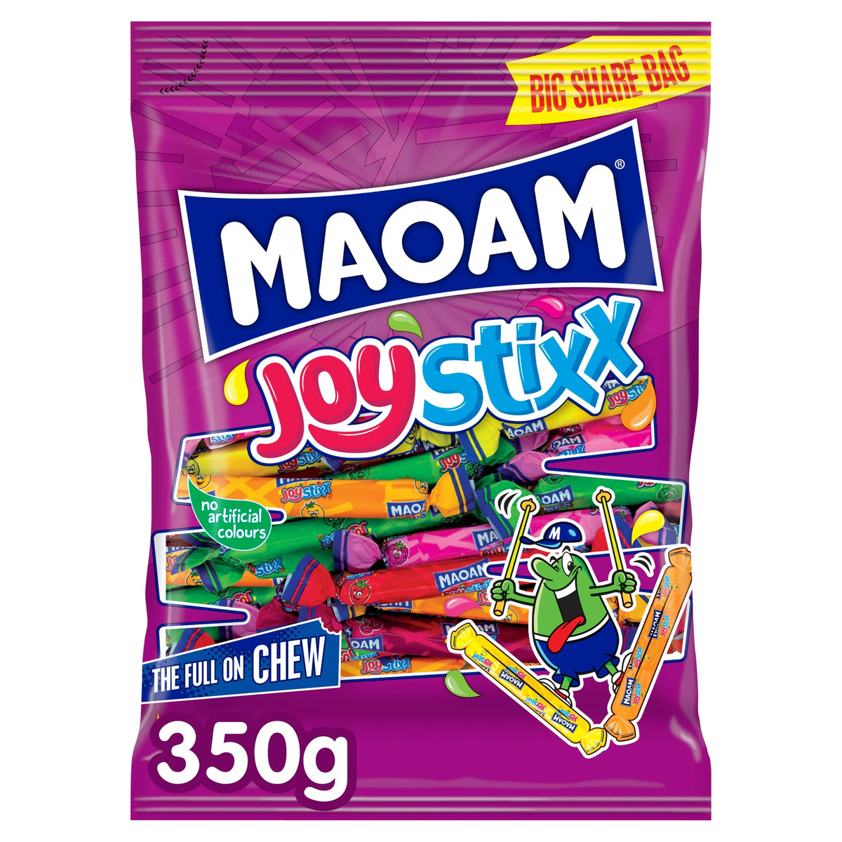 Joystixx Big Share Bag 350g by MAOAM at The British Vault