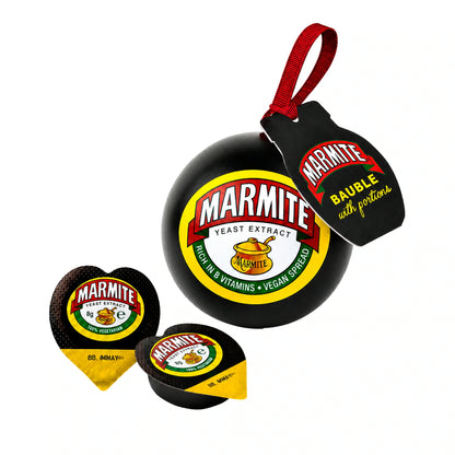 Bauble With Marmite Portions 2 X 8g by MARMITE at The British Vault