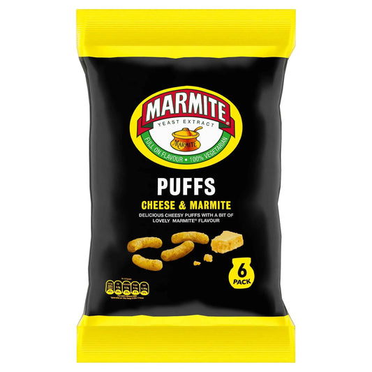 Puff Marmite & Cheese 6 X 16.5g by MARMITE