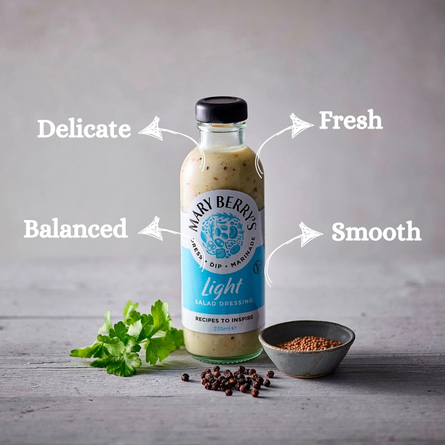s Light Salad Dressing 235ml by MARY BERRY