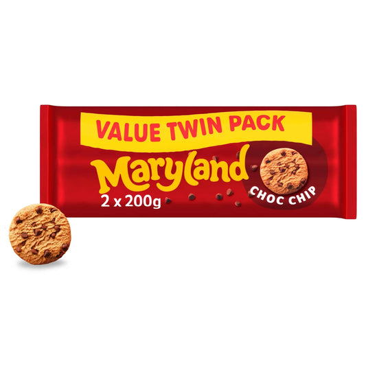 Chocolate Chip Cookies 2 X 200g by MARYLAND