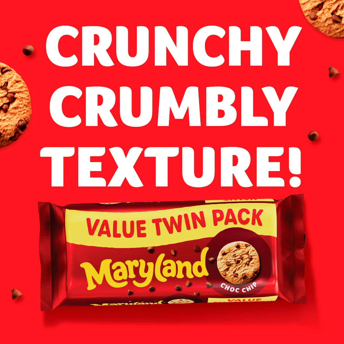 Chocolate Chip Cookies 2 X 200g by MARYLAND