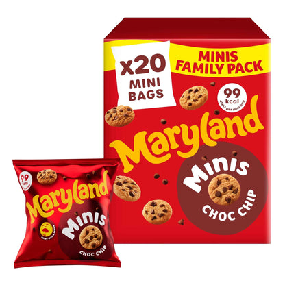 Mini Choc Chip Cookies 20x19.8g by MARYLAND