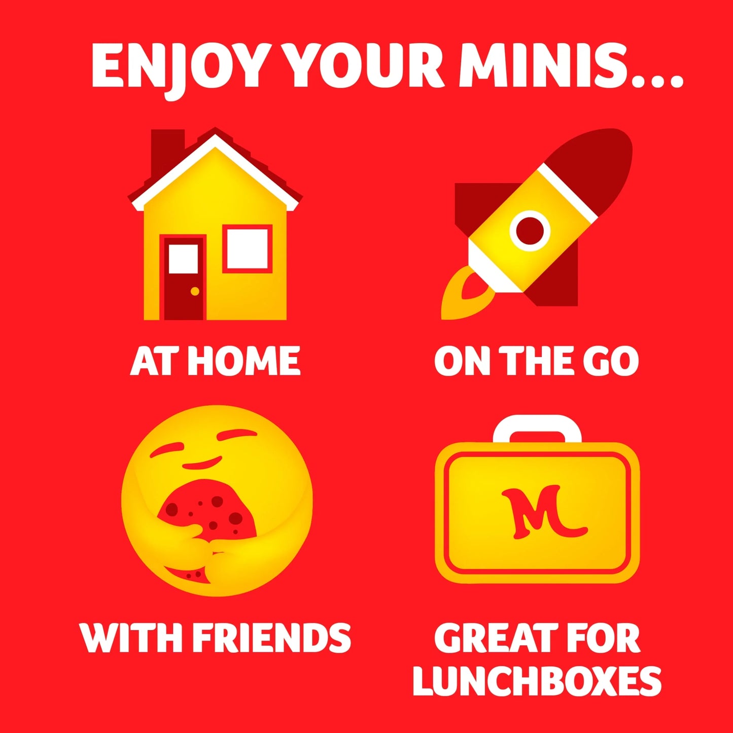 Minis Double Chocolate Chip Cookies Mini Bags Multipack, 6 by MARYLAND