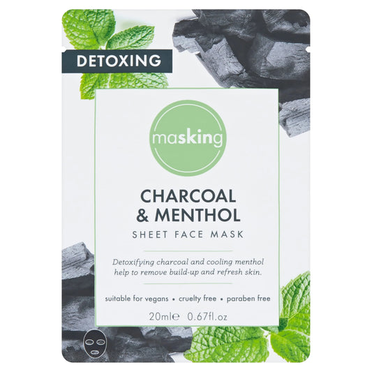 Detoxing Charcoal & Menthol Face Mask by MASKING