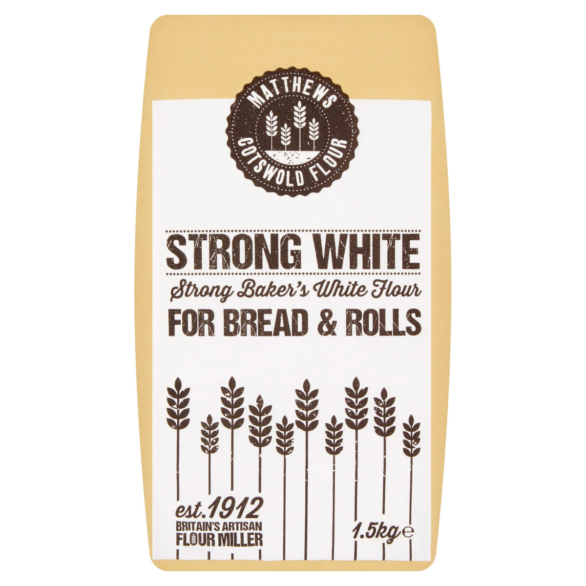 Matthews Cotswold Strong White Flour 1.5kg by MATTHEWS FLOUR