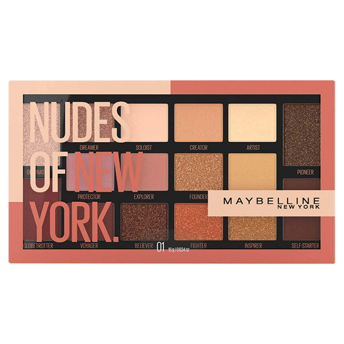 Eye Shadow Nudes Of New York 18g by MAYBELLINE