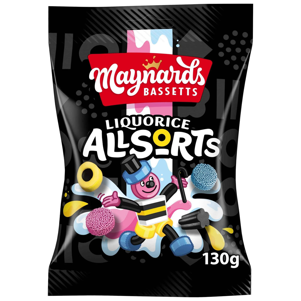 Liquorice Allsorts Sweets by Maynards Bassetts