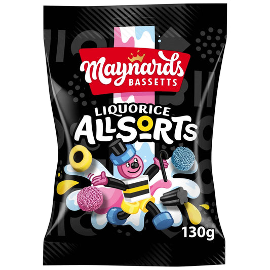 Liquorice Allsorts Sweets by Maynards Bassetts