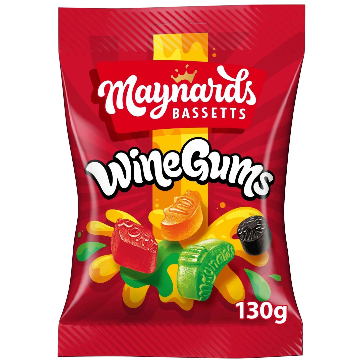 Wine Gums Sweets 130g by Maynards Bassetts