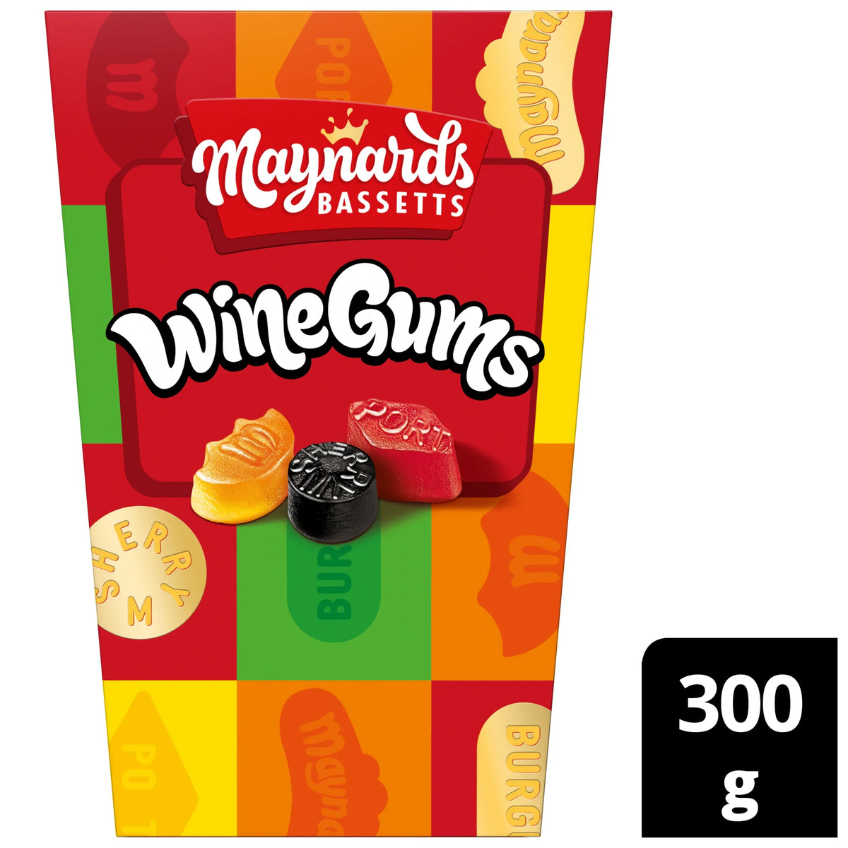Wine Gums Sweets 300g by Maynards Bassetts at The British Vault