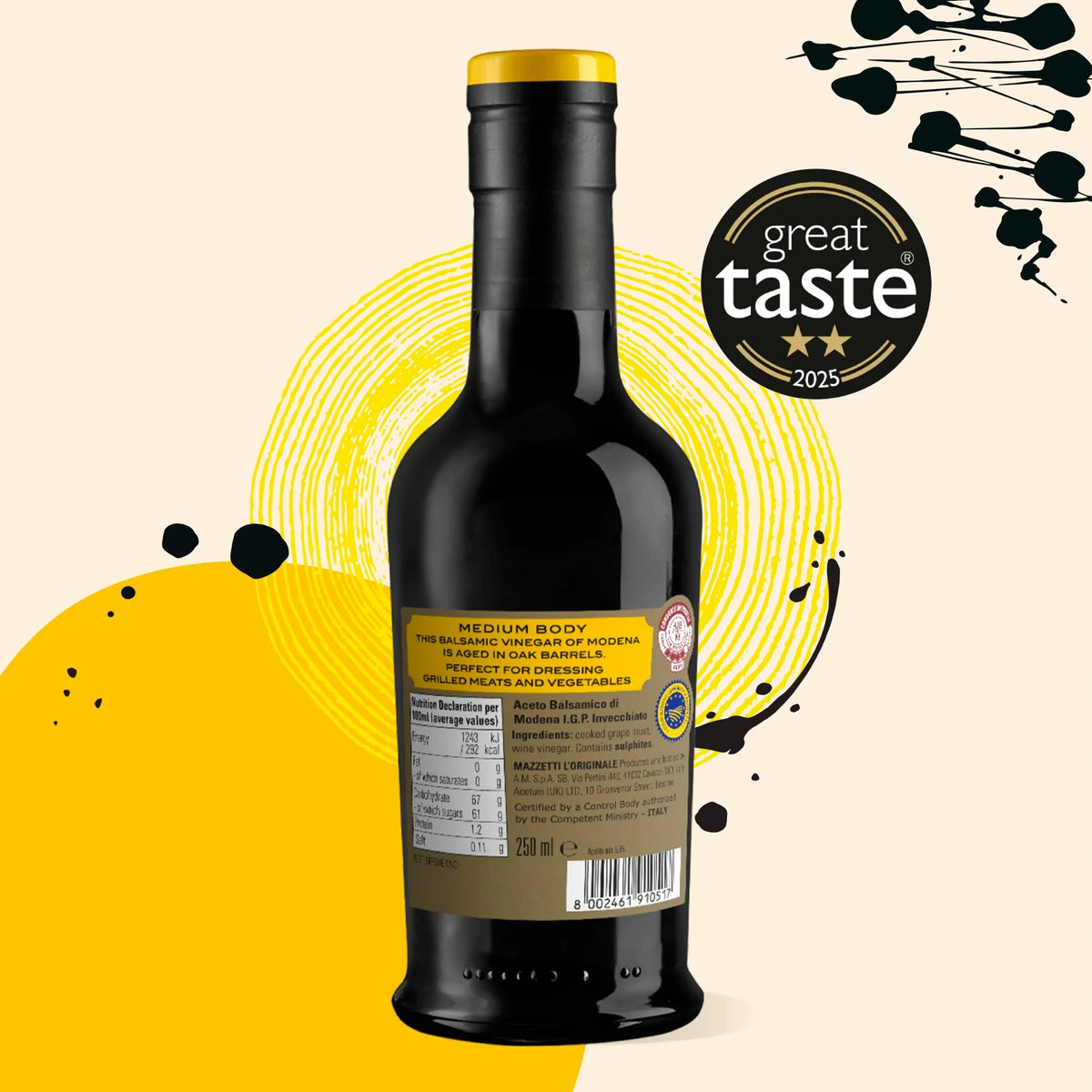 Gold Label Aged Balsamic Vinegar Of by Mazzetti